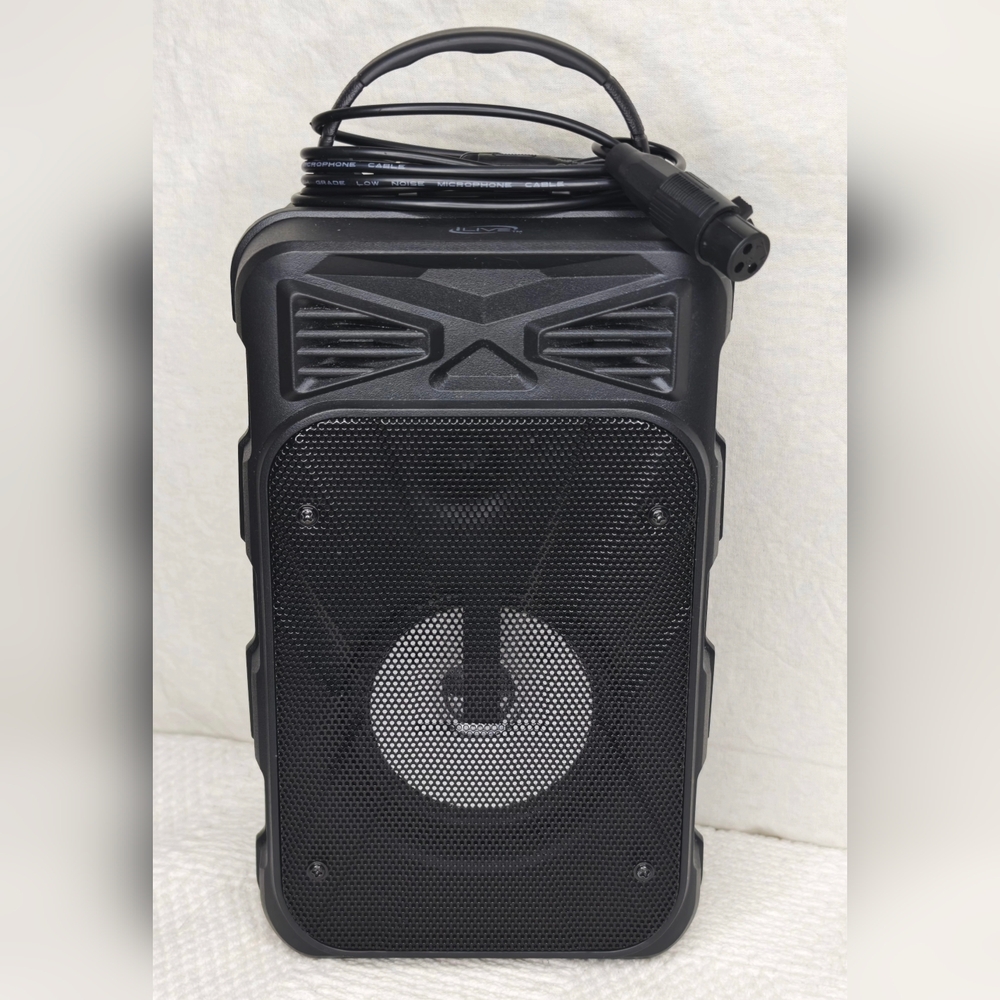 ilive portable karoake machine with microphone